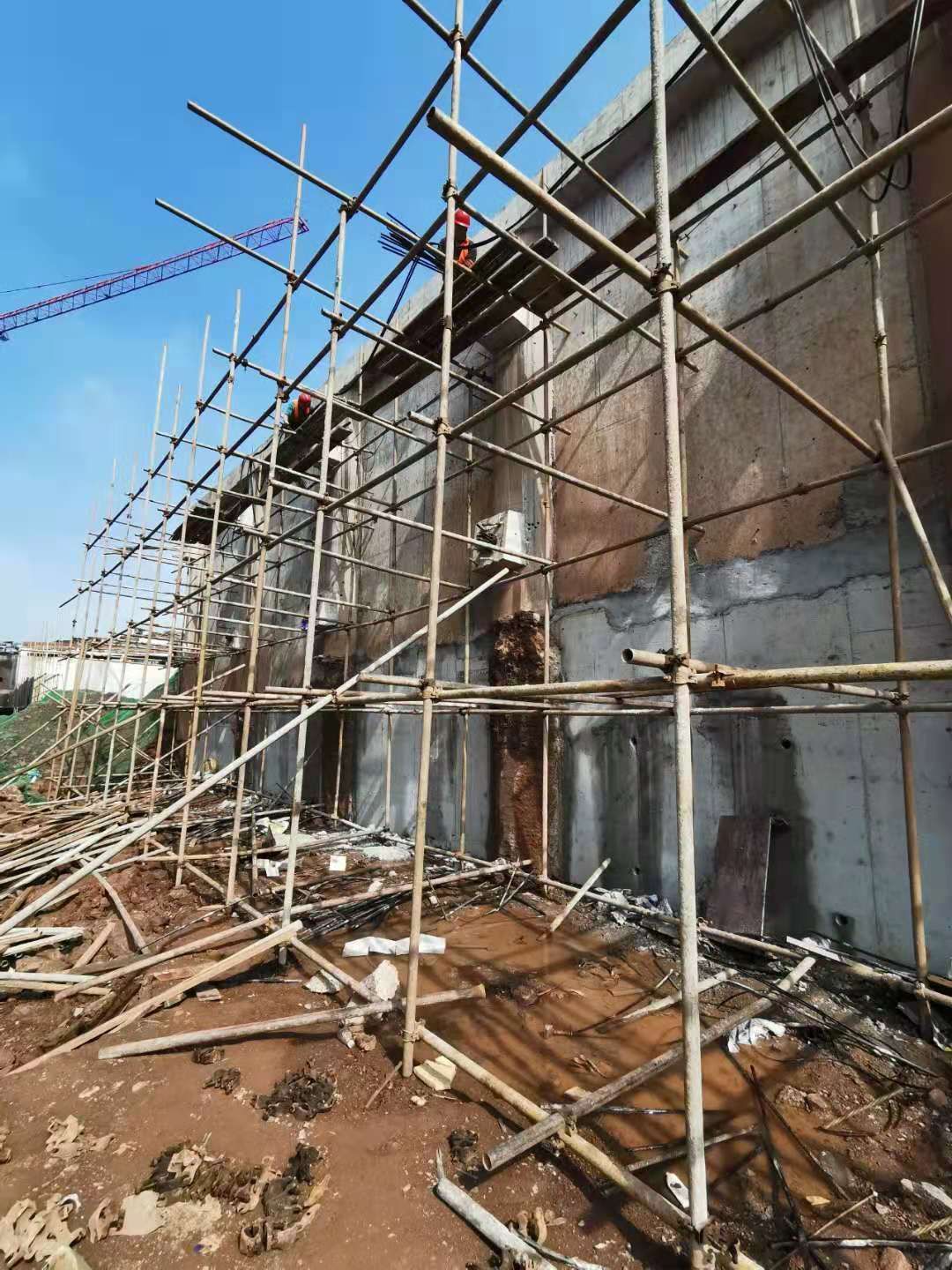 預(yù)應(yīng)力錨索施工現(xiàn)場(chǎng)